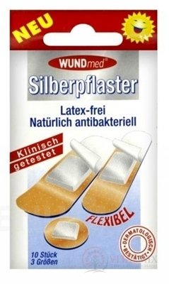 WUNDmed Flexibilná náplasť s obsahom striebra 1x10 ks