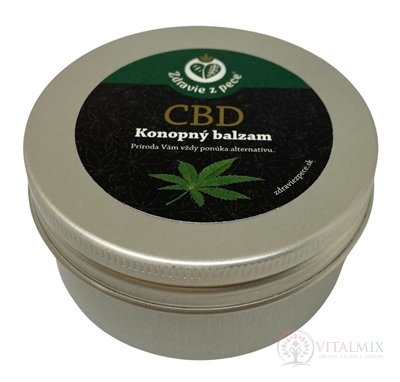 Zdravie z pece CBD Konopný balzam ručne vyrábaný 1x80 ml