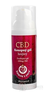 Zdravie z pece CBD Konopný gél hrejivý emulzný 1x50 ml