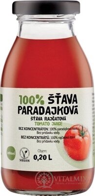 zdravo 100% ŠŤAVA PARADAJKOVÁ 1x200 ml