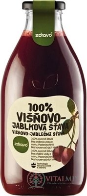 zdravo 100% VIŠŇOVO-JABLKOVÁ ŠŤAVA 1x0,75 l