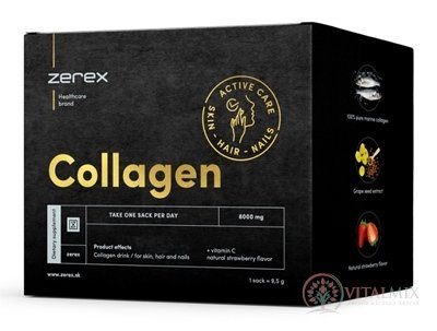 Zerex Collagen 8000 mg prášok na prípravu nápoja vo vrecúškach 1x15 ks