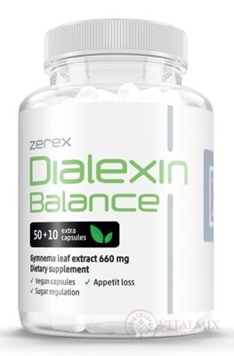 Zerex Dialexin balance cps, Regulácia cukru v krvi, 1x60 ks
