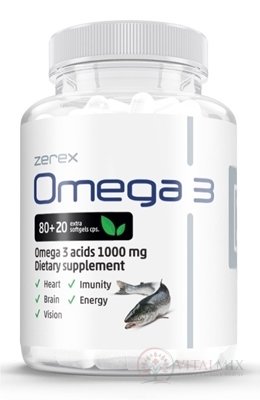 Zerex Omega 3 1000 mg cps 1x100 ks
