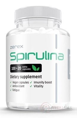Zerex Spirulina 500 mg cps 1x120 ks