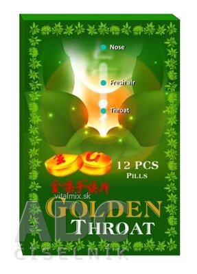 Zlaté hrdlo - Amazonas pastilky na cmúľanie 1x12 ks