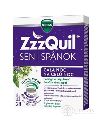 ZzzQuil SPÁNOK na celú noc tbl 1x28 ks