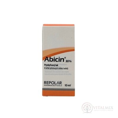 Abicin 30% živicový lak na nechty 1x10 ml