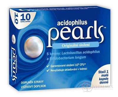 acidophilus pearls cps (inov. 2021) 1x10 ks