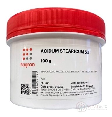Acidum stearicum - FAGRON dóza 1x100 g