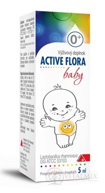 ACTIVE FLORA baby perorálne kvapky (inov.2022) 1x5 ml