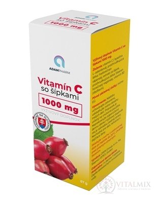 ADAMPharm Vitamín C 1000 mg so šípkami tbl 1x60 ks