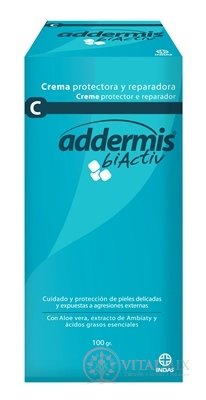 Addermis biActiv C Ochranný krém s oxidom zinočnatým 1x100 g