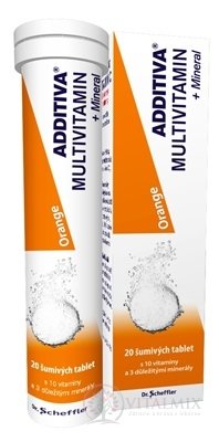 ADDITIVA MULTIVITAMÍN + Minerál, Orange tbl eff 1x20 ks