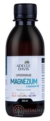 Adelle Davis Lipozomálne MAGNÉZIUM s vitamínom B6 1x200 ml