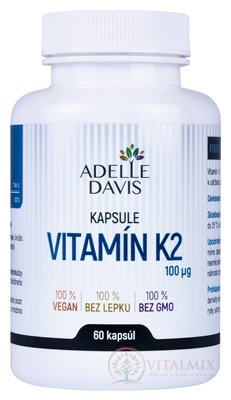 Adelle Davis VITAMÍN K2 100 mcg cps 1x60 ks