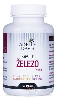 ADELLE DAVIS ŽELEZO 14 mg cps 1x60 ks