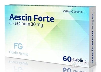 Aescin Forte 30 mg - FG (Fidelis Group) tbl (inov. 2019) 1x60 ks