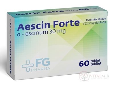 Aescin Forte 30 mg - FG Pharma tbl (inov. 2021) 1x60 ks