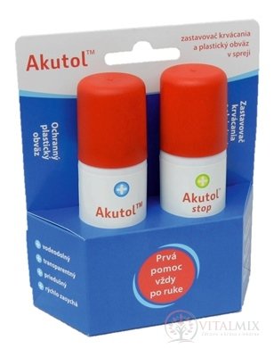 Akutol duo pack Akutol sprej 60 ml + Akutol stop sprej 60 ml, 1x1 set