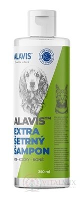 ALAVIS Extra šetrný ŠAMPÓN psy, mačky, kone 1x250 ml