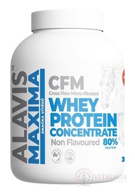 ALAVIS MAXIMA Srvátkový proteínový koncentrát 80% prášok 1x1500 g