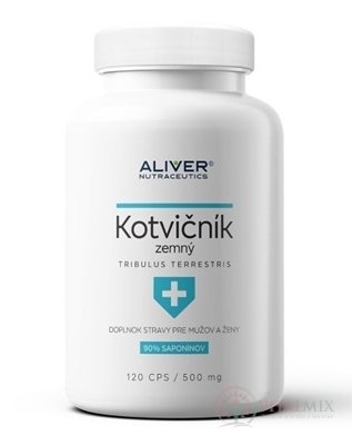 ALIVER Kotvičník zemný cps (Tribulus Terrestris 90% extrakt) 1x120 ks