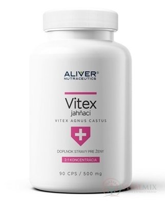 ALIVER Vitex jahňací cps (Vitex agnus castus extrakt) 1x90 ks