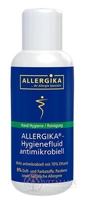 ALLERGIKA ANTIMIKROBIÁLNY ROZTOK (Hand Hygienefluid) na hygienu a dezinfekciu rúk 1x200 ml