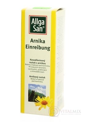 Allga San Arnikový roztok kosodrevinový roztok s arnikou 1x100 ml