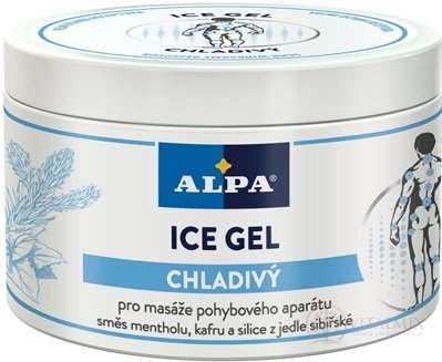 ALPA ICE GEL CHLADIVÝ masážny 1x250 ml