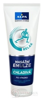 ALPA SportStar EMULZIA MASÁŽNA CHLADIVÁ relax - po výkone 1x210 ml