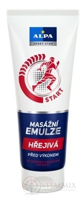 ALPA SportStar EMULZIA MASÁŽNA HREJIVÁ štart - pred výkonom 1x210 ml