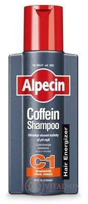 ALPECIN Energizer Coffein Shampoo C1 kofeínový šampón proti vypadávaniu vlasov 1x250 ml