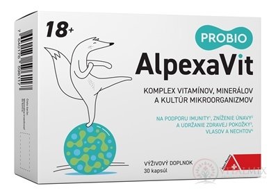 AlpexaVit PROBIO 18+ cps 1x30 ks