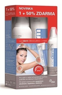 Altermed Leciderm telová pena 150 ml+masť 50 ml