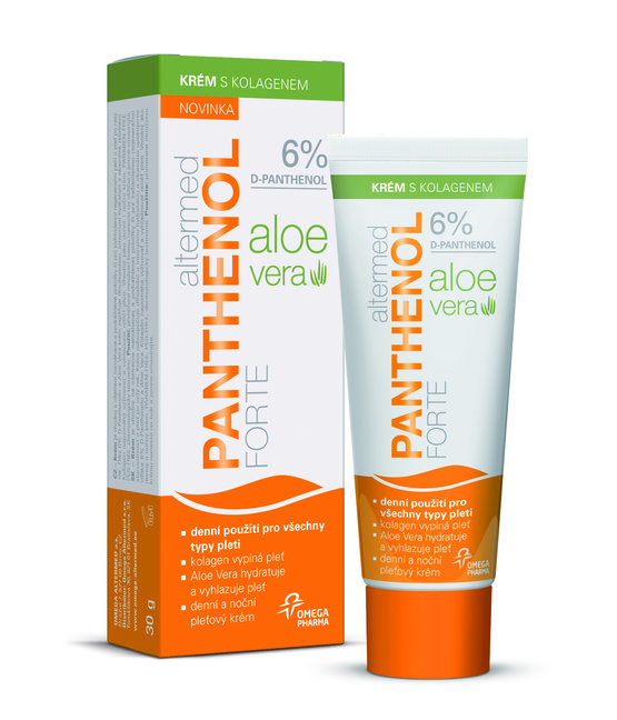 altermed PANTHENOL FORTE 6% krém s kolagénom aloe vera 30 g