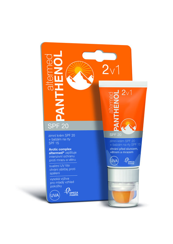 ALTERMED PANTHENOL WINTER 2V1 CREAM SPF20+LIP BALM 