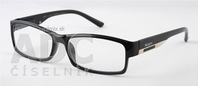 American Way okuliare na čítanie FLEX čierne s kovovým doplnkom +1.50, 1x1 ks