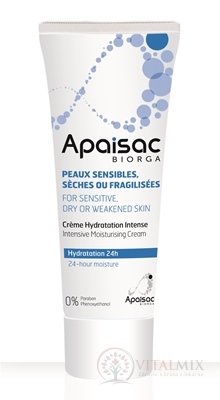 Apaisac BIORGA Intenzívny hydratačný krém modrá rada (Intensive Moisturising Cream) 1x40 ml