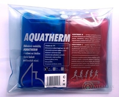 AQUATHERM obkladový vankúš (9x30 cm), chladivý + hrejivý 1x2 ks