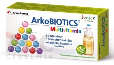 ArkoBIOTICS Multivitamín Junior samostatné pitné dávky 5x7 ml (35 ml)