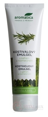 aromatica KOSTIHOJOVÝ EMULGEL s gáfrom a rozmarín. 1x75 ml