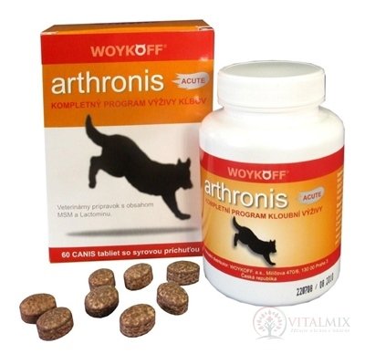 arthronis ACUTE tbl CANIS  so syrovou príchuťou 1x60 ks