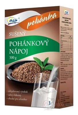 asp POHÁNKOVÝ NÁPOJ sušený, s inulínom, 1x300 g