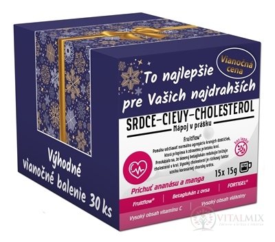 asp SRDCE - CIEVY - CHOLESTEROL Vianoce nápoj v prášku, vrecúška 30x15 g (450 g)