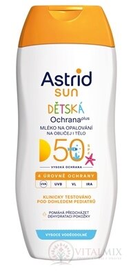 ASTRID SUN Detské mlieko na opaľovanie OF 50 1x200 ml