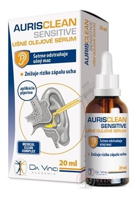 AurisClean Sensitive ušné olejové sérum 1x20 ml