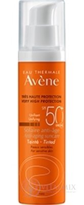 AVENE SOLAIRE ANTI-AGE TEINTE SPF50+ slnečný anti-age, tónovací, citlivá pleť 1x50 ml
