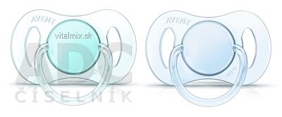 AVENT CUMLÍK 0-2M Mini/chlapec na utišovanie, silikón, 1x2 ks